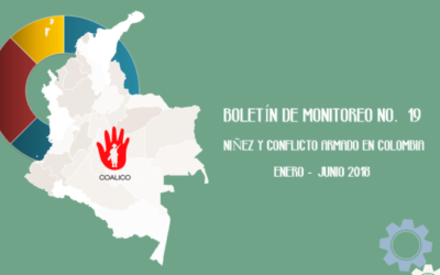 Boletín de monitoreo N°. 19: Niñez y conflicto armado en Colombia.